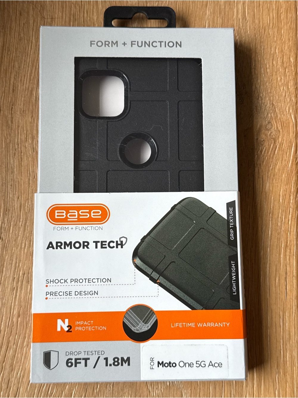 New Base Armor Tech ruggid shield Case in Black